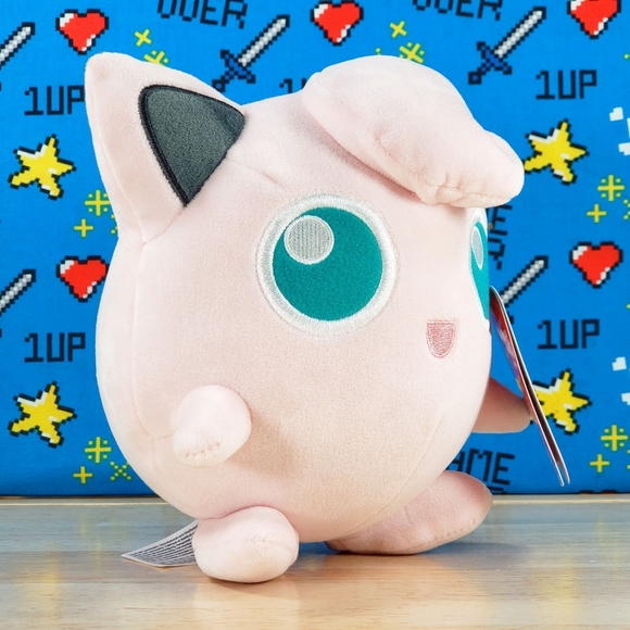 Pokemon Jigglypuff 6" Jazwares Collectible Nintendo Video Game Toy Plush NWT - Picture 2 of 11